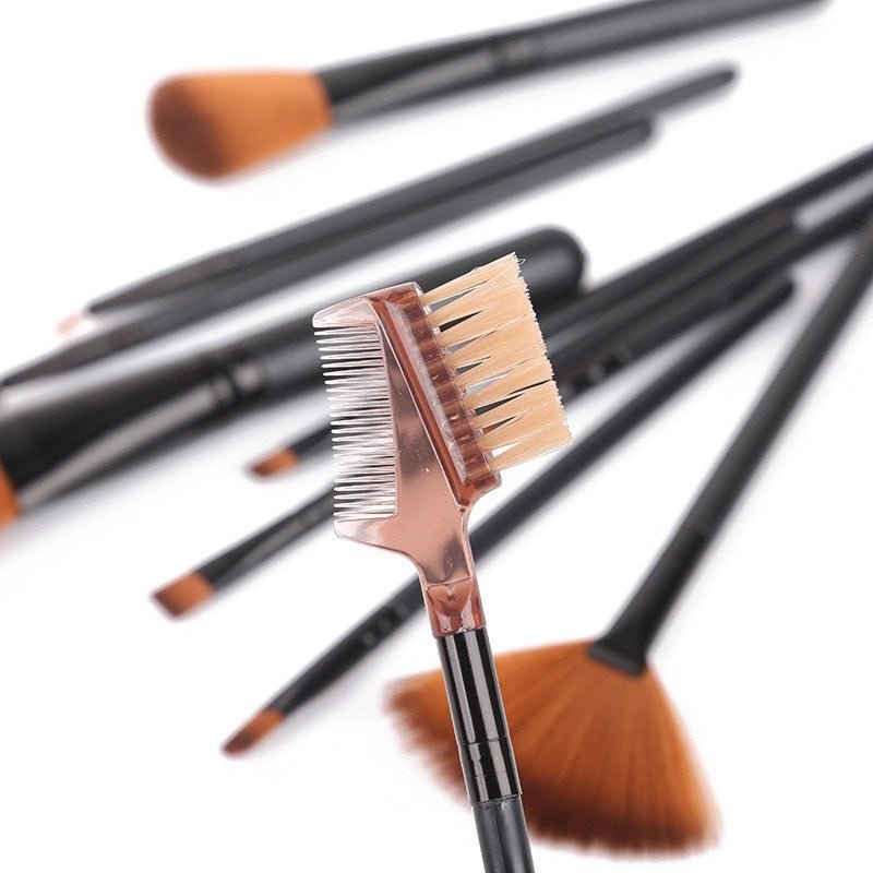 12pcs Makeup Brush Set Blush Eyeshadow Eyelash Highlighter Makeup Brush - Urban Mart