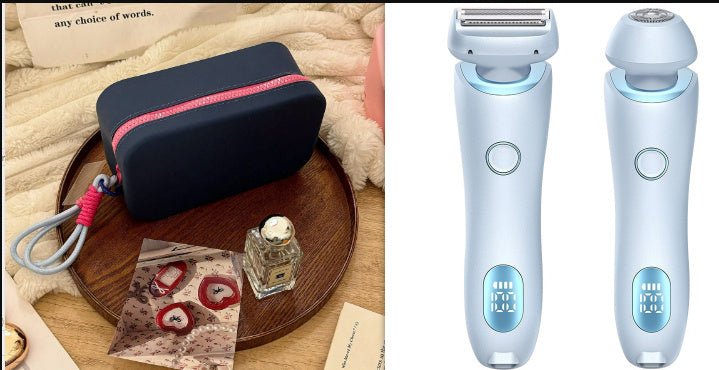 2 In 1 Hair Removal Epilator USB Rechargeable Trimmer - Urban Mart