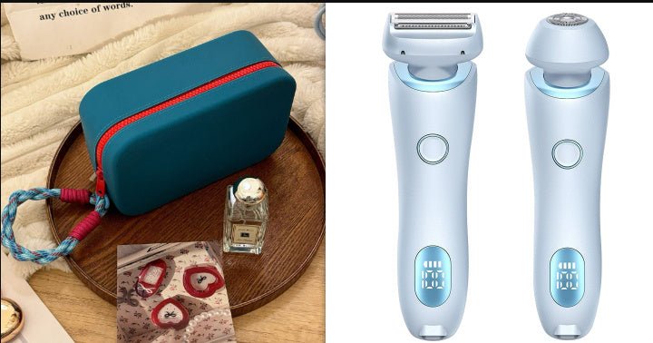 2 In 1 Hair Removal Epilator USB Rechargeable Trimmer - Urban Mart