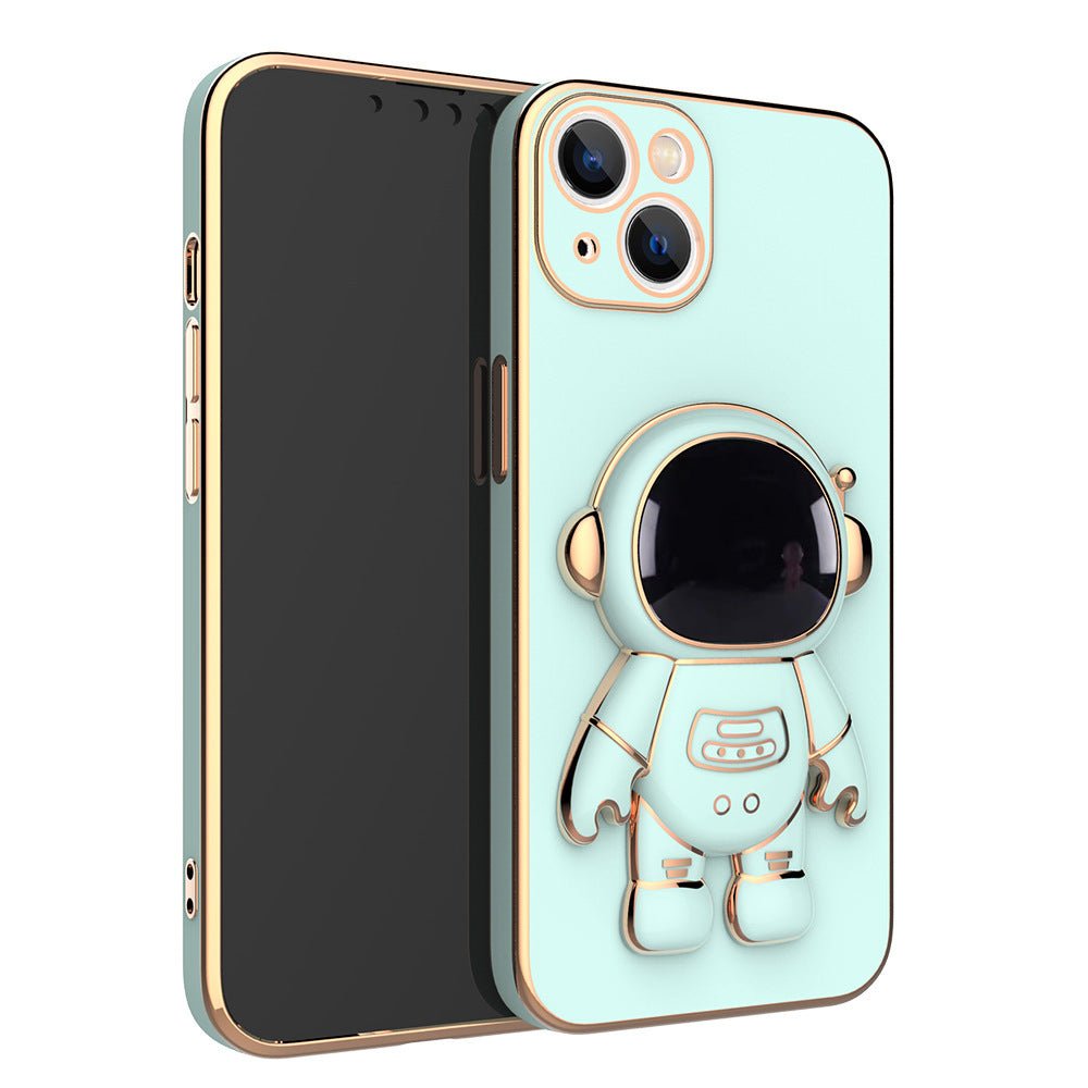 3D Astronaut Phone Case Anti - Drop Electroplating Bracket - Urban Mart