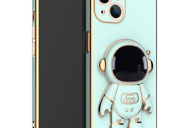 3D Astronaut Phone Case Anti - Drop Electroplating Bracket - Urban Mart