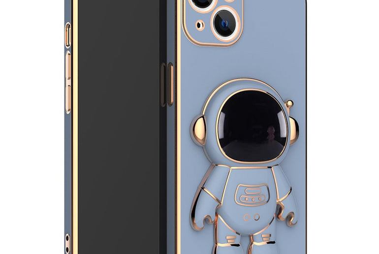 3D Astronaut Phone Case Anti - Drop Electroplating Bracket - Urban Mart