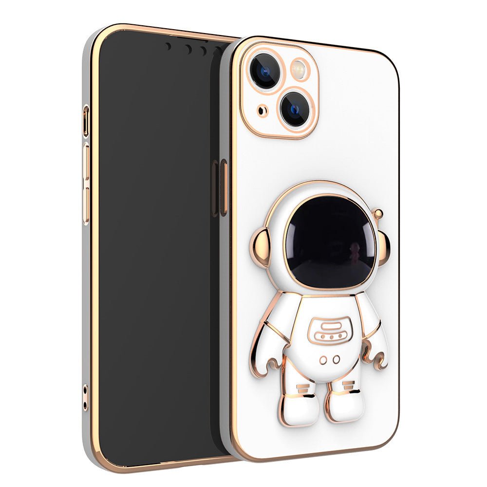 3D Astronaut Phone Case Anti - Drop Electroplating Bracket - Urban Mart