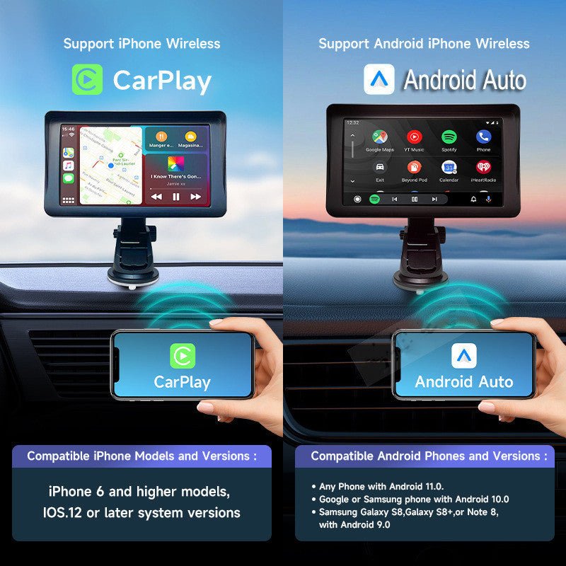 7 IPS Car Smart Screen Wireless Carplay - Urban Mart