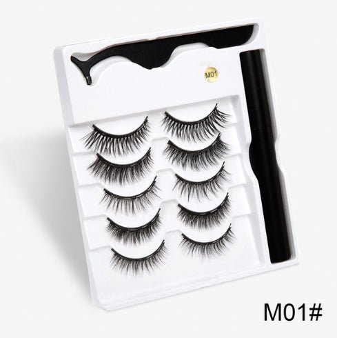 A Pair Of False Eyelashes With Magnets In Fashion - Urban Mart