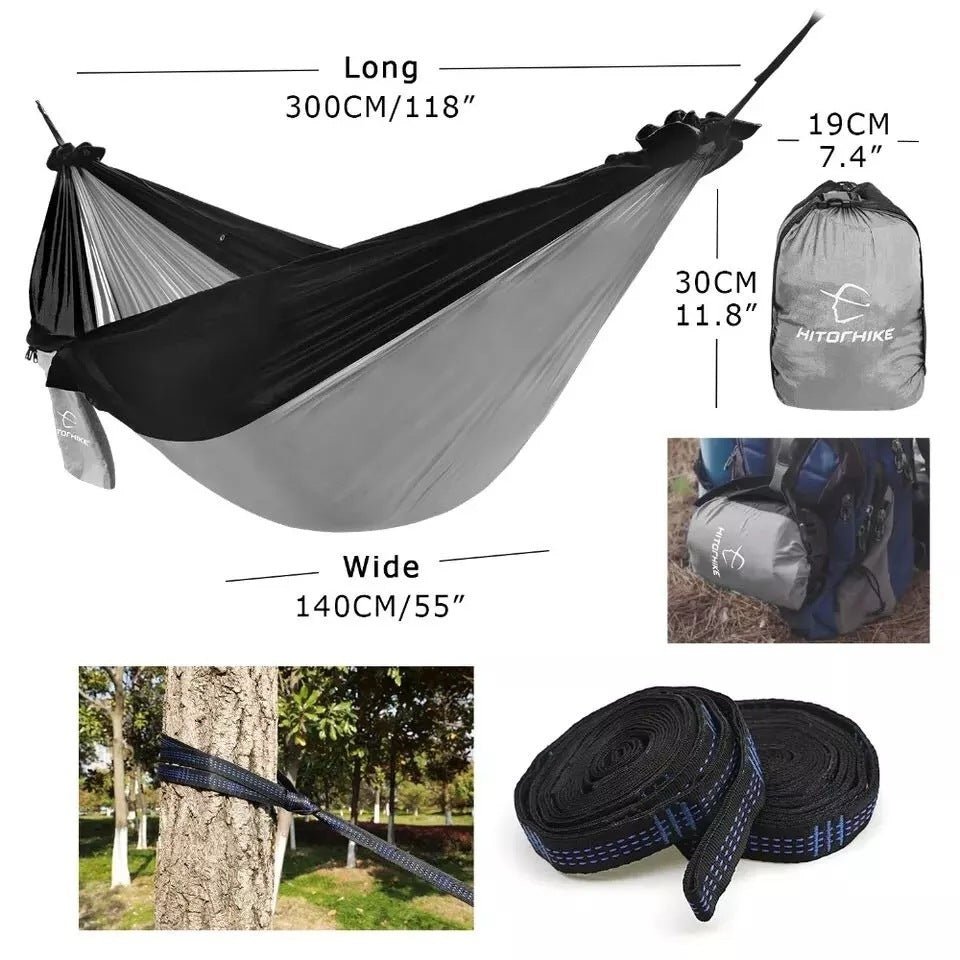 Backpacking Hammock - Portable Nylon Parachute - Urban Mart