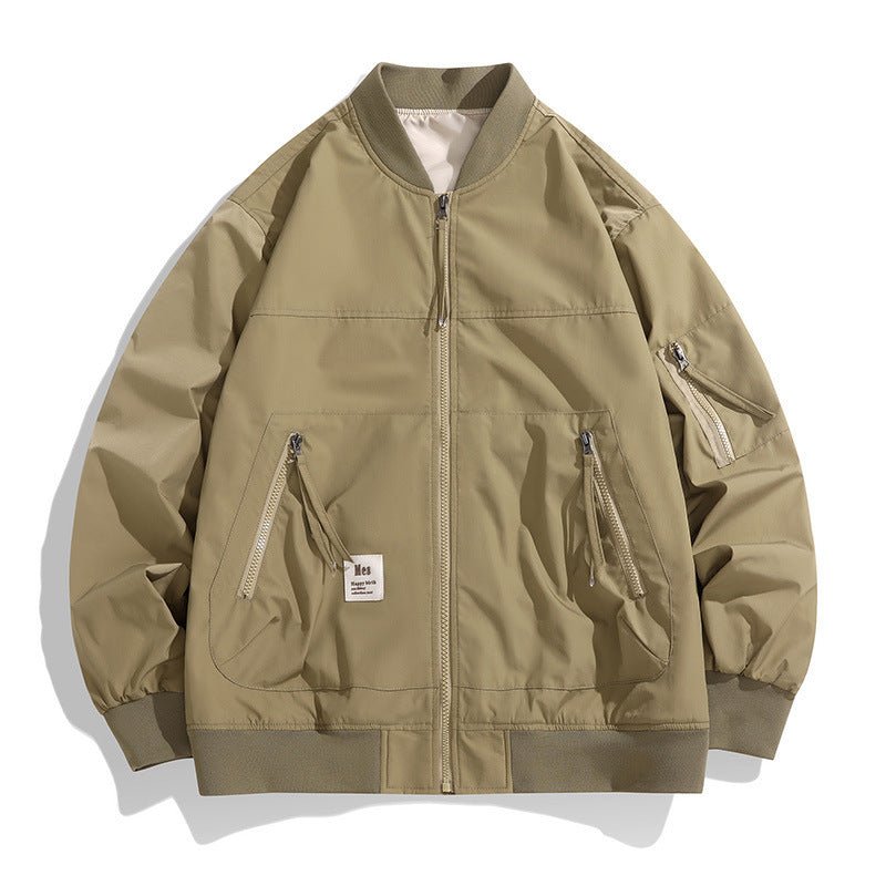 Baseball Collar Charging Coat Men's Spring - Urban Mart