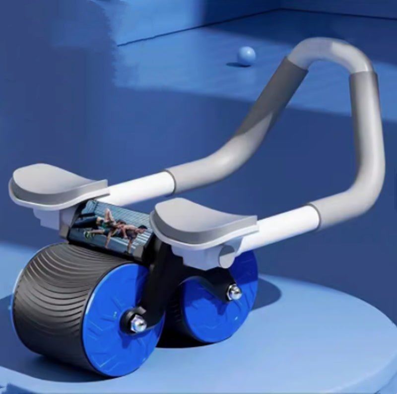 Beginner's Automatic Rebound Belly Wheel Fitness Equipment - Urban Mart