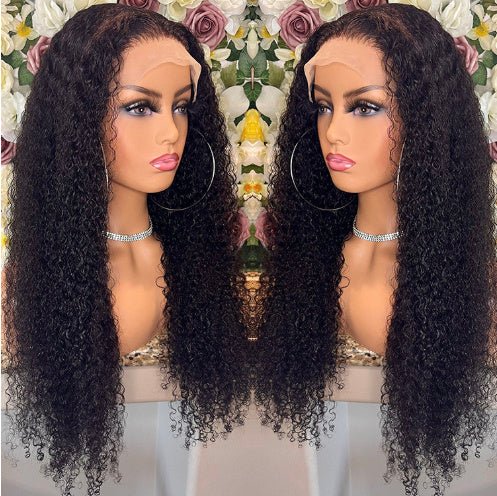 Brazilian Kinky Curly Lace Front Human Hair Wigs - Urban Mart