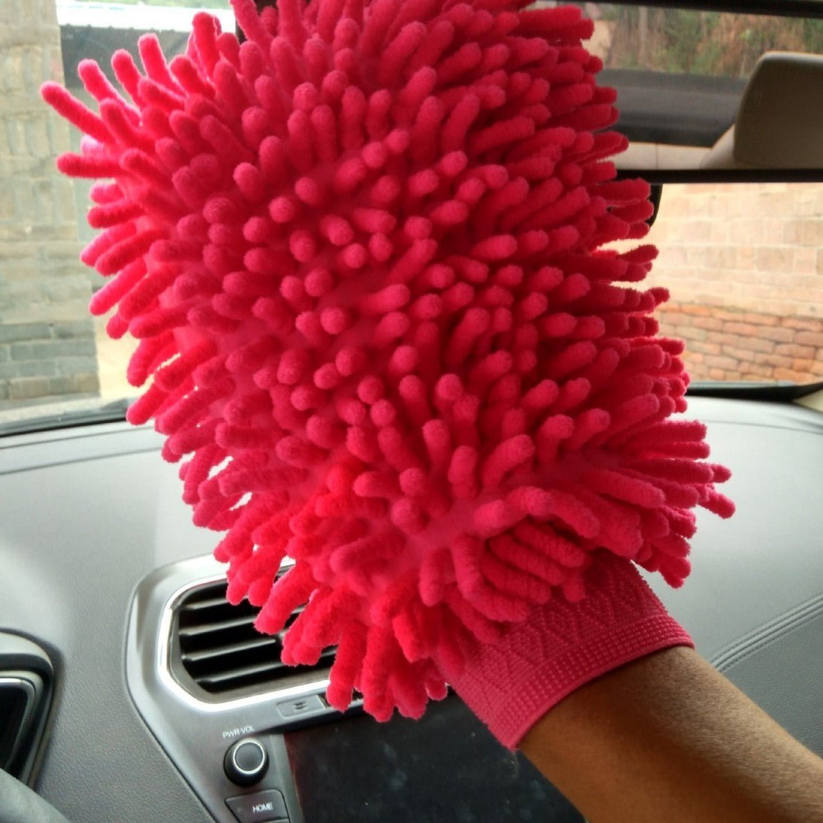 Chenille Coral Car Foaming Gloves Household Cleaning - Urban Mart