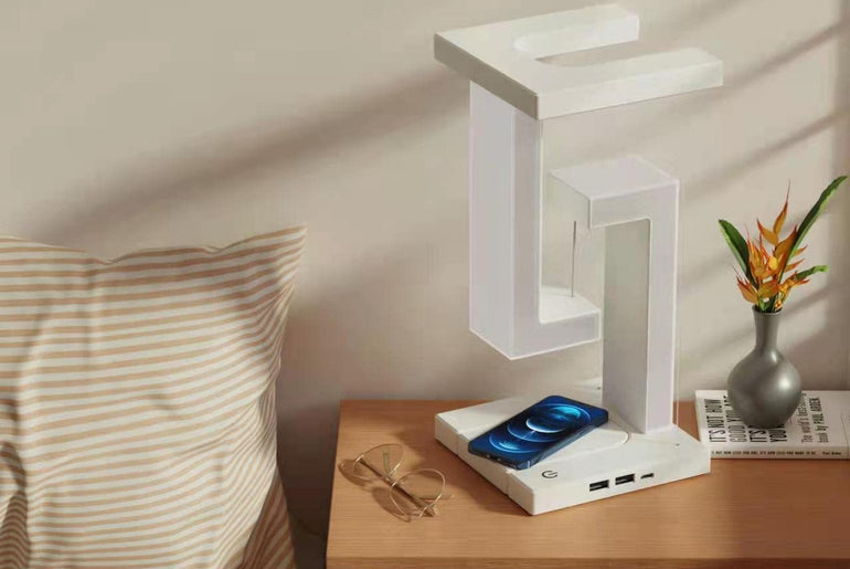 Creative Smartphone Wireless Charging Suspension Table Lamp - Urban Mart