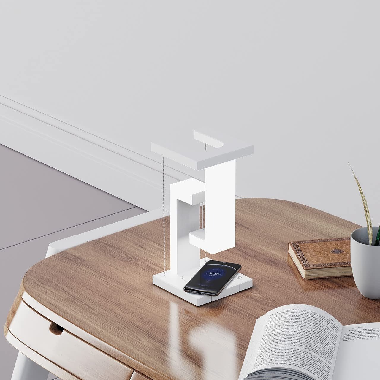 Creative Smartphone Wireless Charging Suspension Table Lamp - Urban Mart