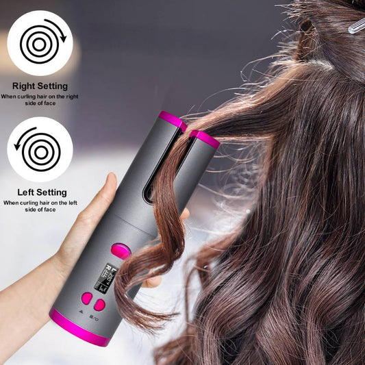 Curling Iron USB Wireless Multifunctional Charging Curler - Urban Mart