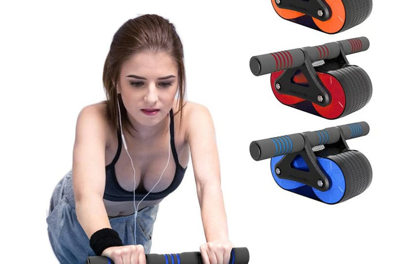 Double Wheel Abdominal Exerciser - Urban Mart