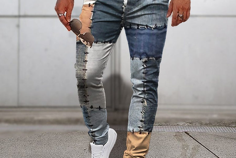 Fashion Personality Men's 3D Printed Casual Trousers - Urban Mart