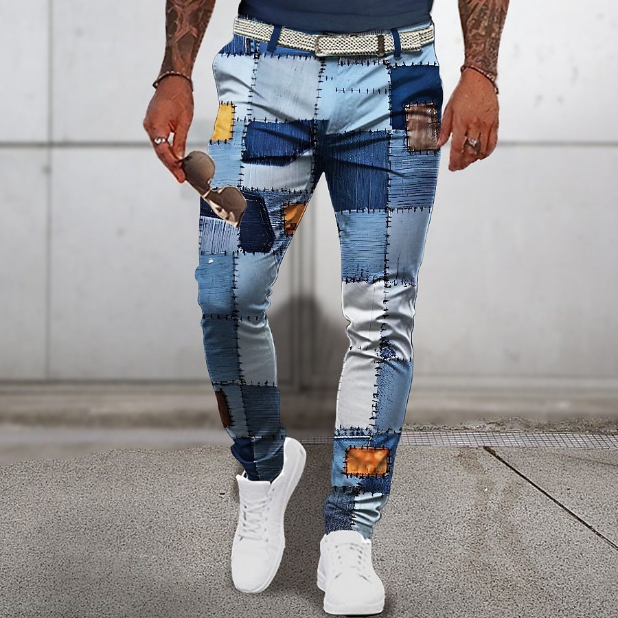 Fashion Personality Men's 3D Printed Casual Trousers - Urban Mart