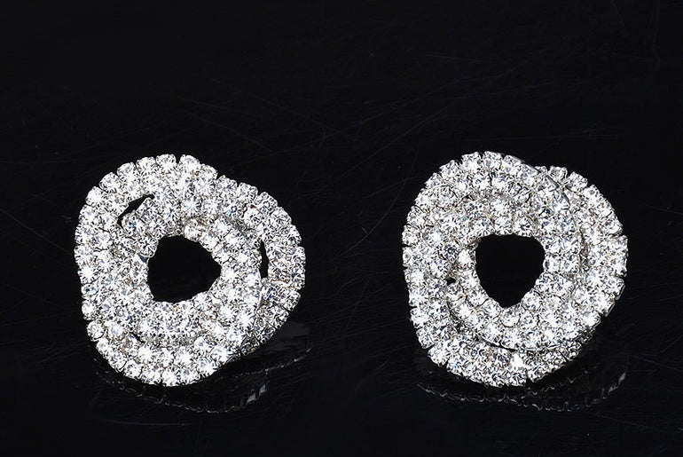 Full Diamond Round Studs - Urban Mart