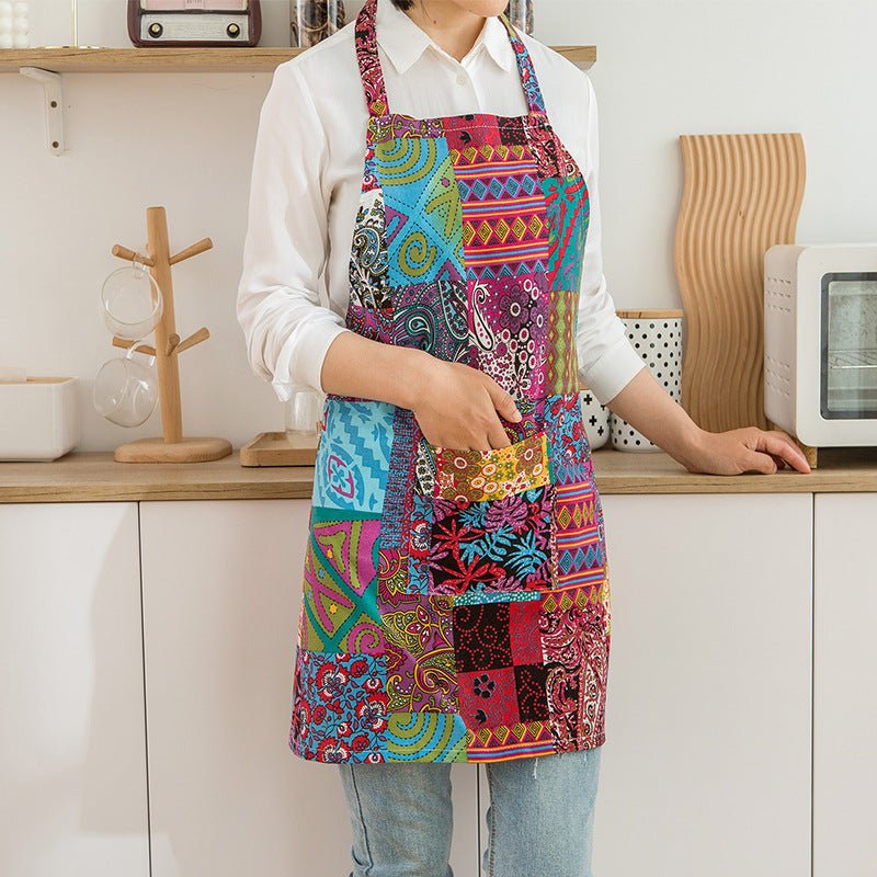 Household Fashion Personalized Polyester Kitchen Apron - Urban Mart