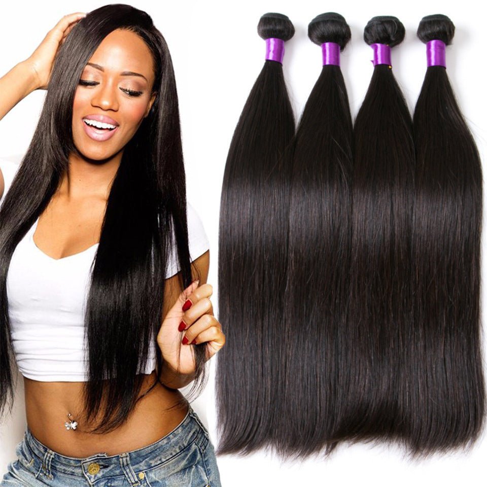 Human hair straight hair - Urban Mart