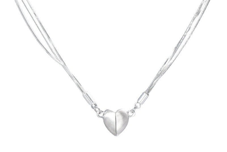 Light Luxury Minority Design Magnetic Heart Necklace - Urban Mart