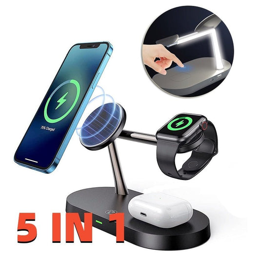 Multifunctional Five - In - One Magnetic Wireless Charging - Urban Mart