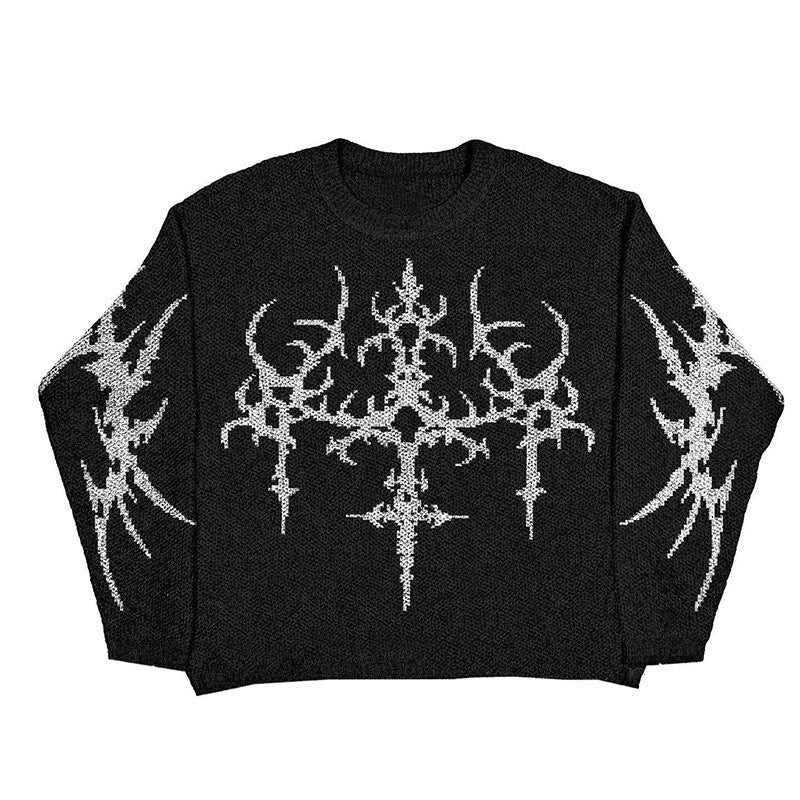 Niche Design Brocade Sweater - Urban Mart