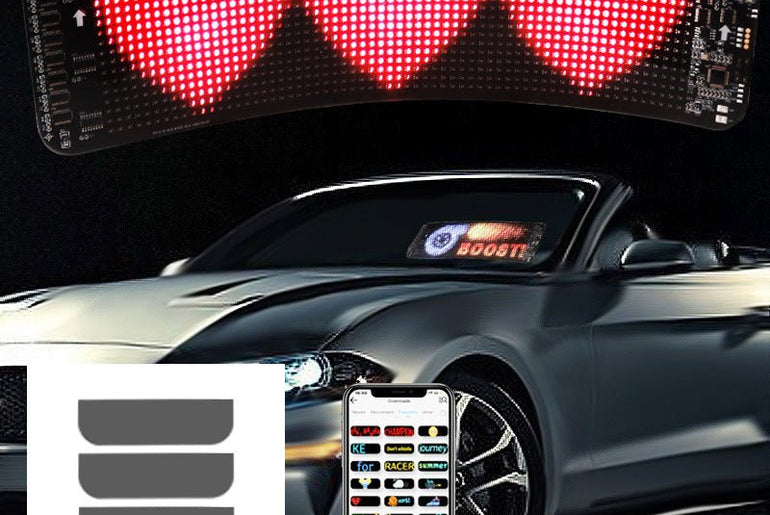 Programmable Car LED Sign - Urban Mart