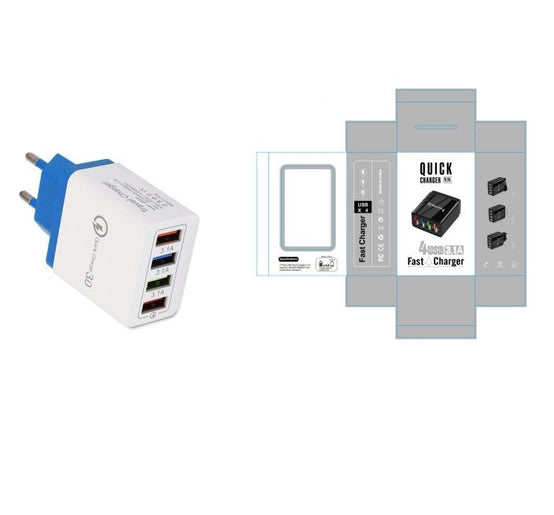 Quick Charge 3.0 4 Phone Adapter - Urban Mart