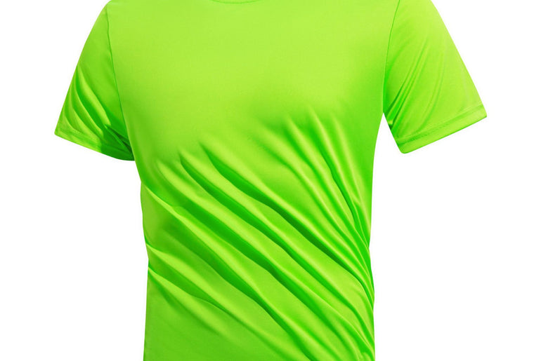 Quick - drying T-shirt Men's Ice Silk Running Outdoors - Urban Mart