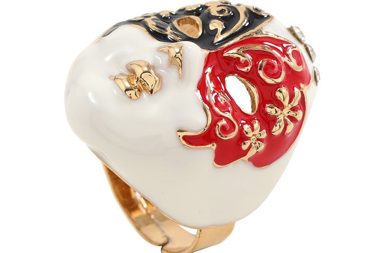 Quintessence Peking Opera Facial Mask Ring - Urban Mart