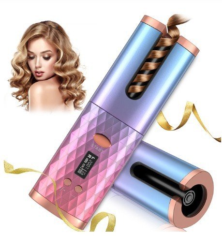 Rechargeable Automatic Hair Curler - Urban Mart