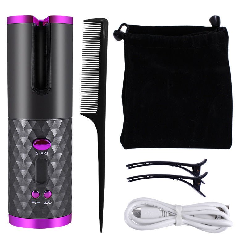 Rechargeable Automatic Hair Curler - Urban Mart