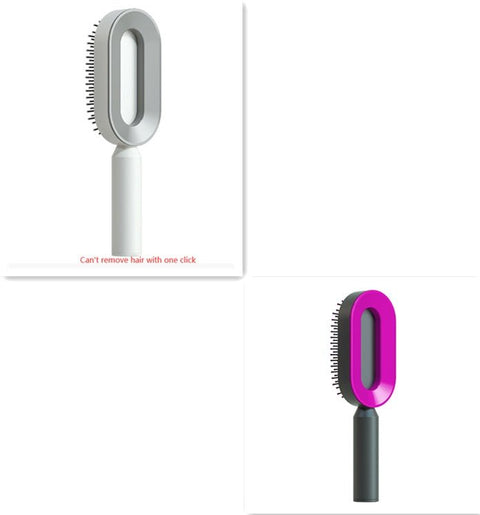 Self Cleaning Hair Brush For Women - Urban Mart