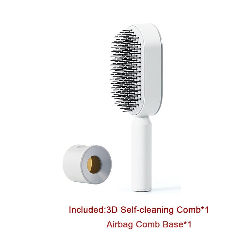 Self Cleaning Hair Brush For Women - Urban Mart