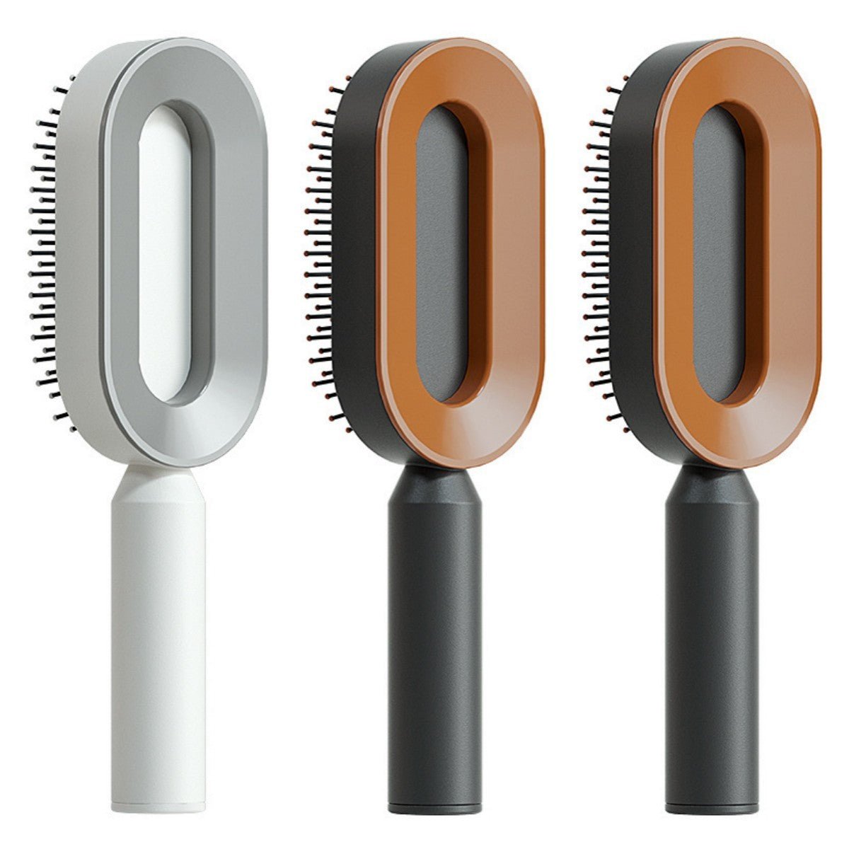 Self Cleaning Hair Brush For Women - Urban Mart