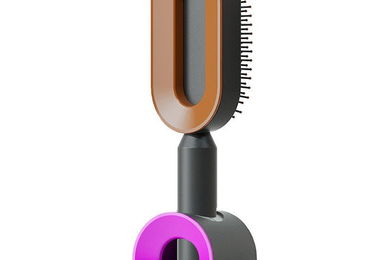 Self Cleaning Hair Brush For Women - Urban Mart