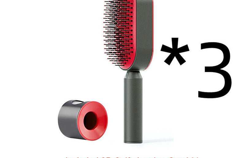 Self Cleaning Hair Brush For Women - Urban Mart