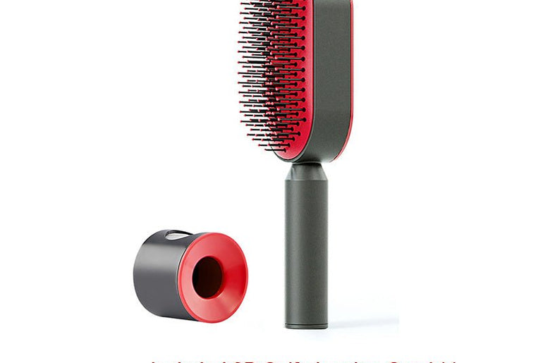 Self Cleaning Hair Brush For Women - Urban Mart