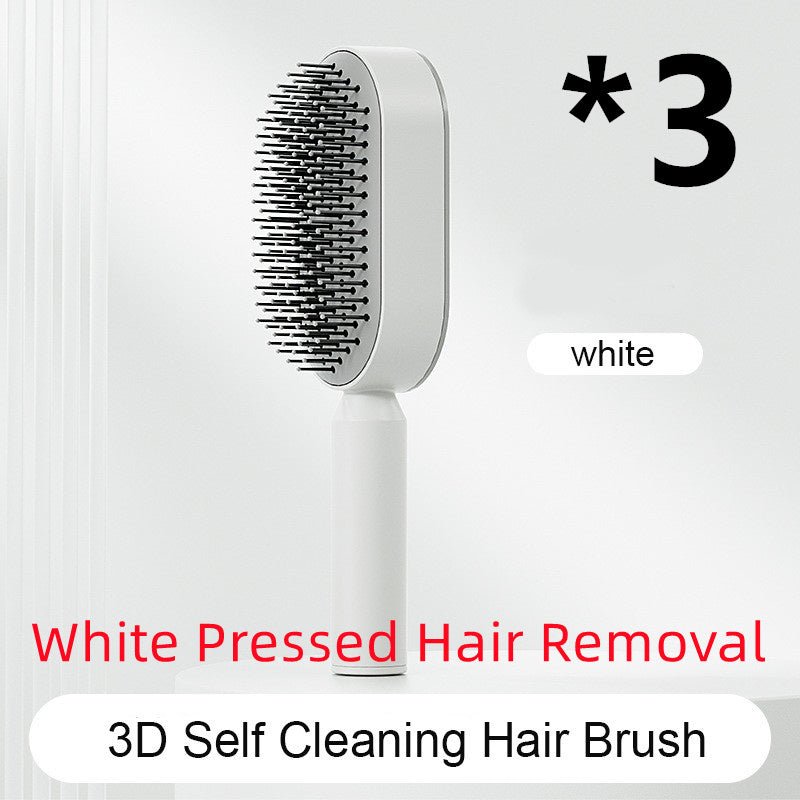 Self Cleaning Hair Brush For Women - Urban Mart