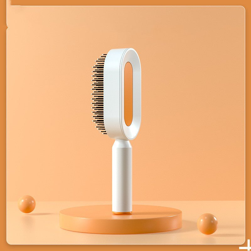 Self Cleaning Hair Brush For Women - Urban Mart