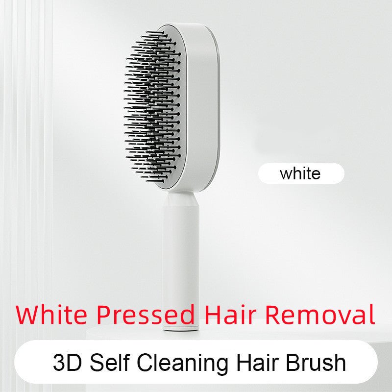 Self Cleaning Hair Brush For Women - Urban Mart