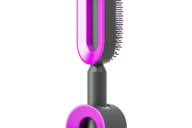 Self Cleaning Hair Brush For Women - Urban Mart