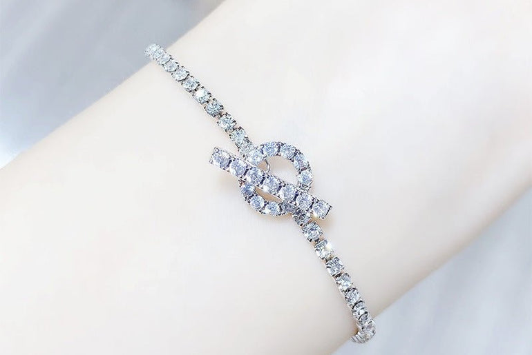 Simple Personality Bracelet Fashion Zircon Crystal Bracelet For Women - Urban Mart