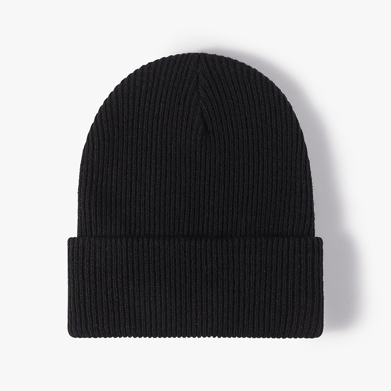 Simple Warm Thick Double Layer Men's Woolen Cap - Urban Mart