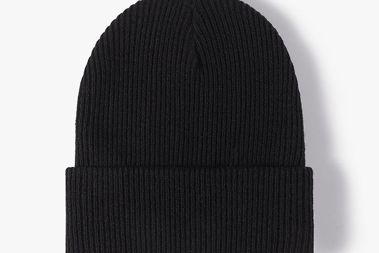 Simple Warm Thick Double Layer Men's Woolen Cap - Urban Mart