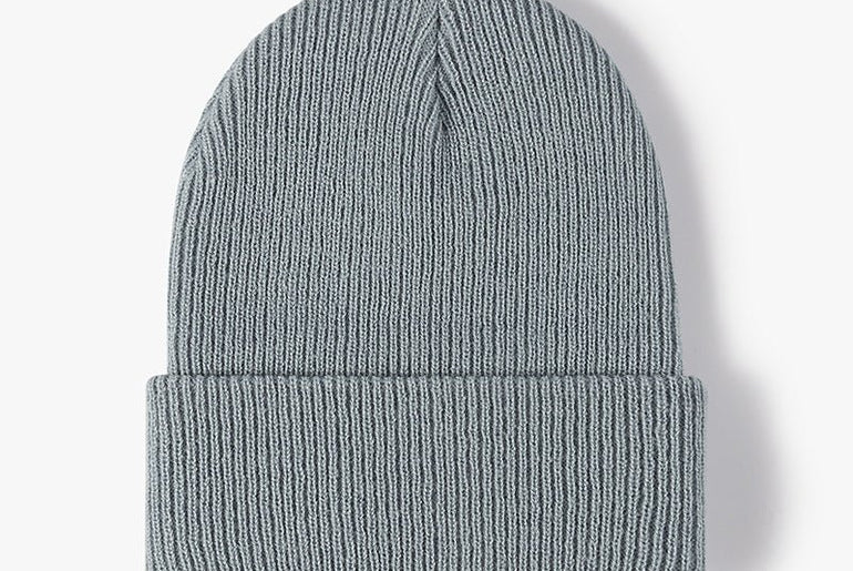 Simple Warm Thick Double Layer Men's Woolen Cap - Urban Mart