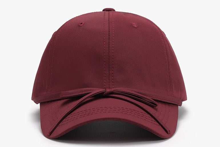 Spring And Autumn Bowknot Quick - drying Soft Top Women's Baseball Cap - Urban Mart