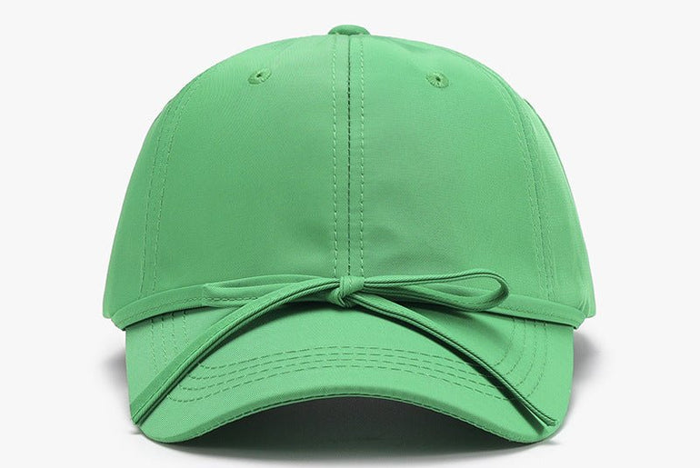 Spring And Autumn Bowknot Quick - drying Soft Top Women's Baseball Cap - Urban Mart