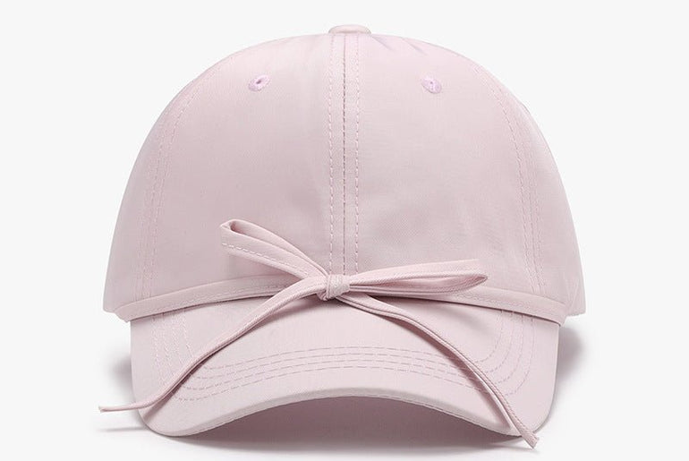 Spring And Autumn Bowknot Quick - drying Soft Top Women's Baseball Cap - Urban Mart