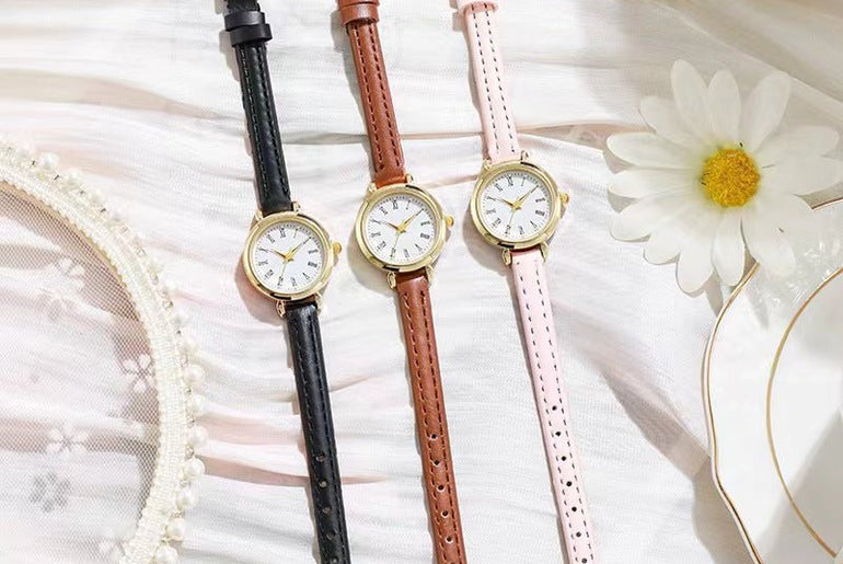 Women's Simple And Compact Alloy Belt Watch - Urban Mart